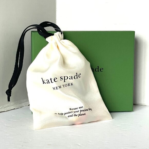 Kate Spade M&M Statement Necklace Green Peanut Pendant Novelty Box Gift - Picture 10 of 11